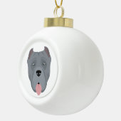 Cane Corso, Italian mastiff Christmas Ornament セラミックボールオーナメント (右)