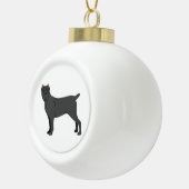 Cane Corso, Italian mastiff Christmas Ornament セラミックボールオーナメント (右)