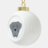 Cane Corso, Italian mastiff Christmas Ornament セラミックボールオーナメント (右)