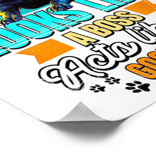 Cane Corso Lover Funny Cane Corso Retro  ポスター (角)