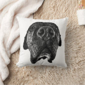Cane Corso Nose Ink Pillow | Bold Design クッション (ブランケット)