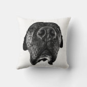 Cane Corso Nose Ink Pillow | Bold Design クッション (裏面)