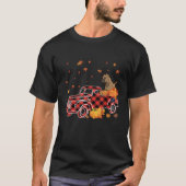 Cane Corso Riding Leopard Plaid Truck Thanksgiving Tシャツ (正面)