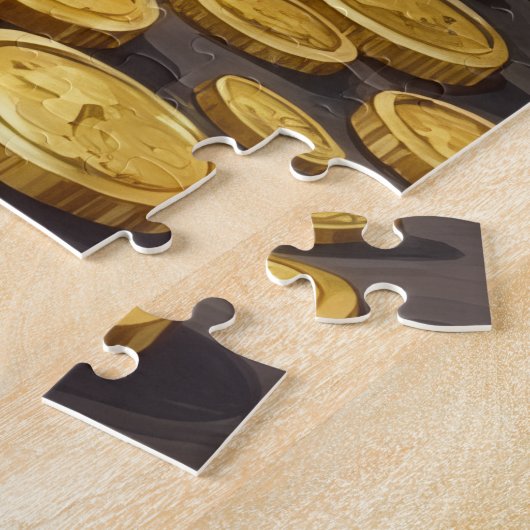 Cane Corso St Patrick’s Day Lucky Dog ジグソーパズル (側面)