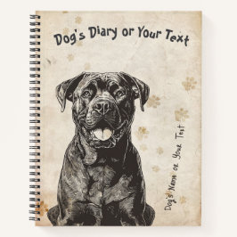 Cane Corso's Diary ノートブック