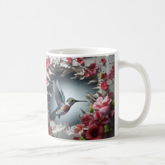 Caneca 3D Beija-Flor コーヒーマグカップ (右)