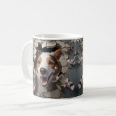 Caneca 3D Dog コーヒーマグカップ (正面左)