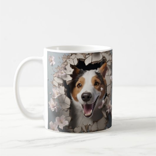 Caneca 3D Dog コーヒーマグカップ (左)