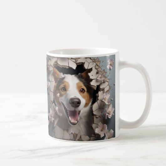 Caneca 3D Dog コーヒーマグカップ (右)