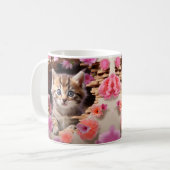 Caneca 3D Gato コーヒーマグカップ (正面左)