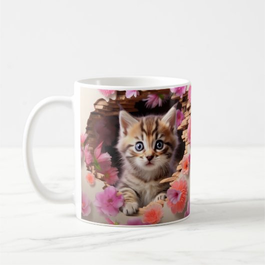 Caneca 3D Gato コーヒーマグカップ (左)