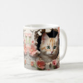 Caneca 3D Gato コーヒーマグカップ (正面右)