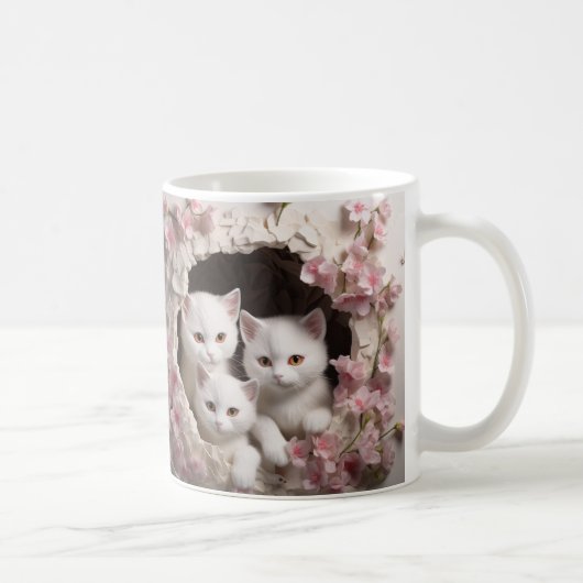 Caneca 3D Gato コーヒーマグカップ (右)