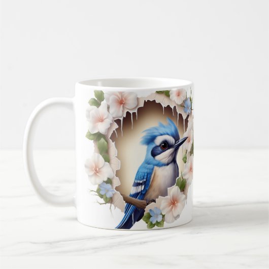 Caneca 3D Pássaro  コーヒーマグカップ (左)