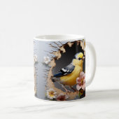 Caneca 3D Pássaro コーヒーマグカップ (正面右)