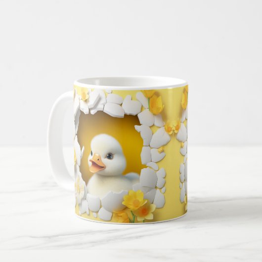 Caneca 3D Pato コーヒーマグカップ (正面左)