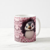 Caneca 3D Pinguim コーヒーマグカップ (正面右)