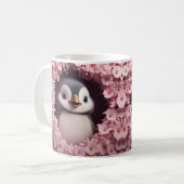 Caneca 3D Pinguim コーヒーマグカップ (正面左)