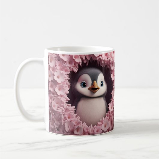 Caneca 3D Pinguim コーヒーマグカップ (左)