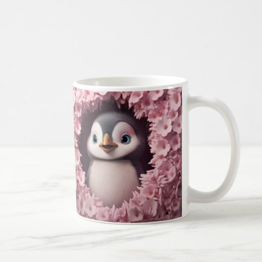 Caneca 3D Pinguim コーヒーマグカップ (右)