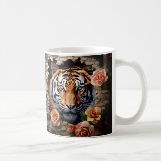 Caneca 3D Tigre コーヒーマグカップ (右)
