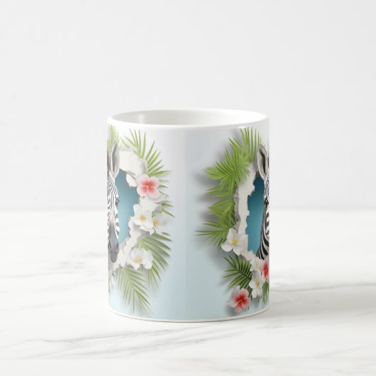 Caneca 3D Zebra コーヒーマグカップ (中央)