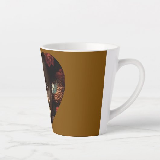 Caneca Afro Lion カフェラテマグ (右)