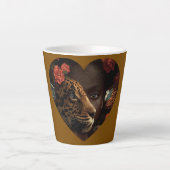 Caneca Afro Lion カフェラテマグ (正面)