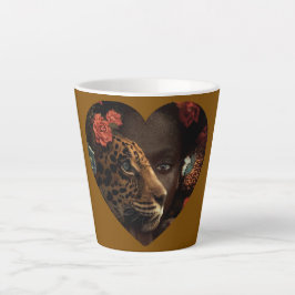 Caneca Afro Lion カフェラテマグ