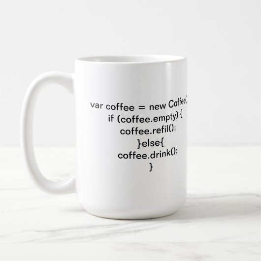 Caneca Algoritmo Coffee コーヒーマグカップ (左)