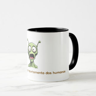 Caneca Alien abismado. マグカップ