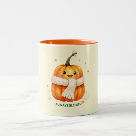 Caneca "Always Blessed" ツートーンマグカップ (中央)