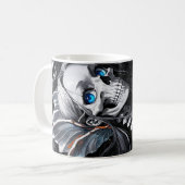 Caneca anime caveira コーヒーマグカップ (正面左)