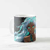Caneca anime garota コーヒーマグカップ (正面左)