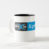 Caneca Aprovados Praxis Oficial ツートーンマグカップ (正面左)