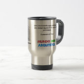 Caneca Arquitetura e Urbanismo トラベルマグ (正面右)