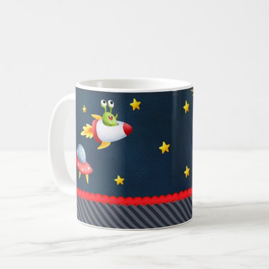 Caneca Astronauta コーヒーマグカップ (正面左)
