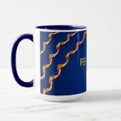 Caneca Azul Gavinhas マグカップ (左)