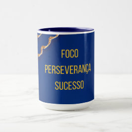 Caneca Azul Gavinhas マグカップ