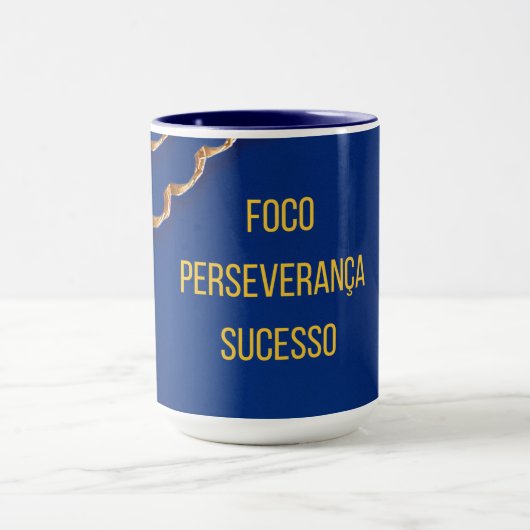 Caneca Azul Gavinhas マグカップ (中央)