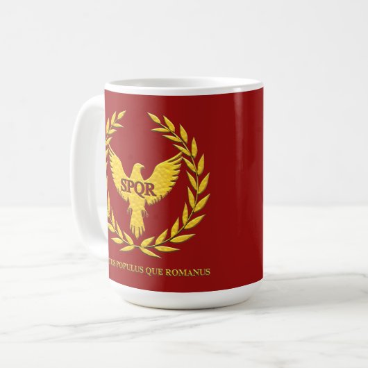 Caneca Básica (Basic Mug) Águia Romana コーヒーマグカップ (正面左)