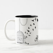 caneca ¨Be Brave¨ ツートーンマグカップ (左)