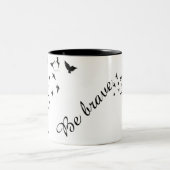 caneca ¨Be Brave¨ ツートーンマグカップ (中央)