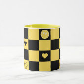 Caneca black and yellow マグカップ (中央)