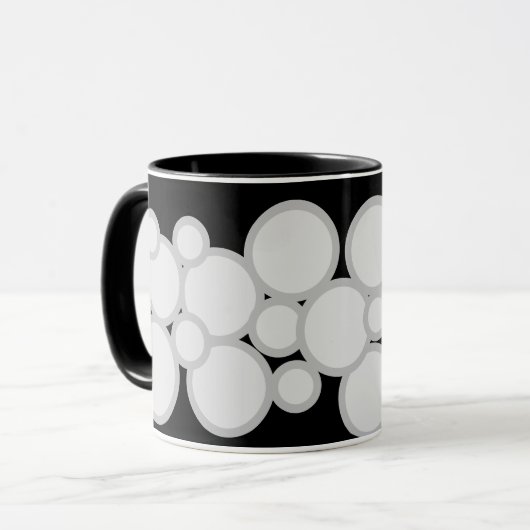 caneca bolhas マグカップ (正面左)