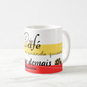 Caneca branca clássica コーヒーマグカップ (正面右)