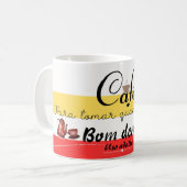 Caneca branca clássica コーヒーマグカップ (正面左)