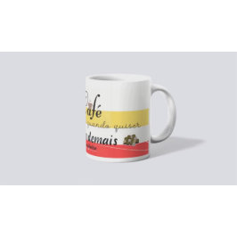 Caneca branca clássica コーヒーマグカップ