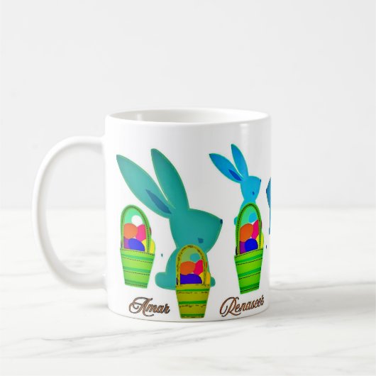 Caneca branca clássica コーヒーマグカップ (左)