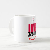 Caneca branca clássica, 325 ml コーヒーマグカップ (正面左)